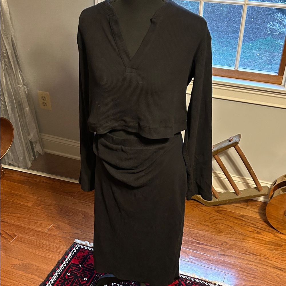 Isabel Maternity by Ingrid & Isabel Black Long Sleeve Dress